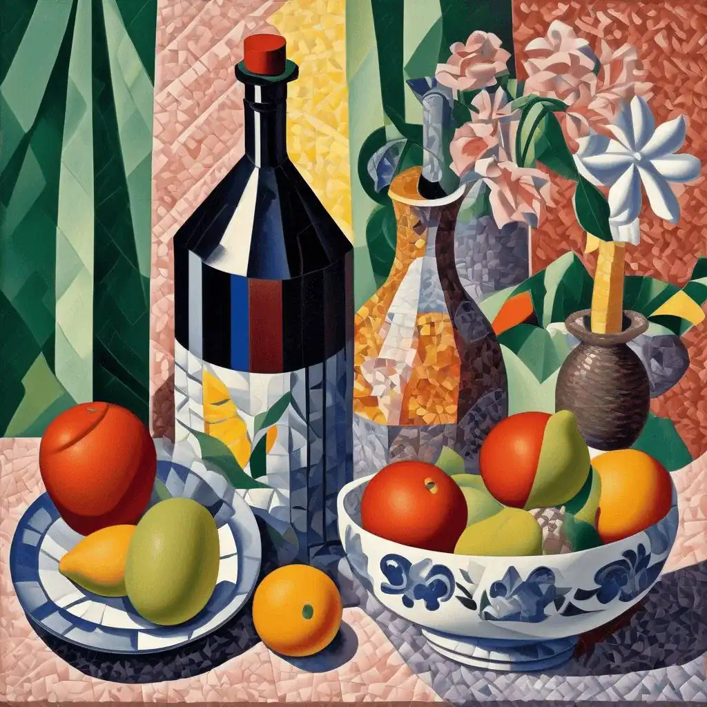 Still Life with Marsala Bottle – Gino Severini